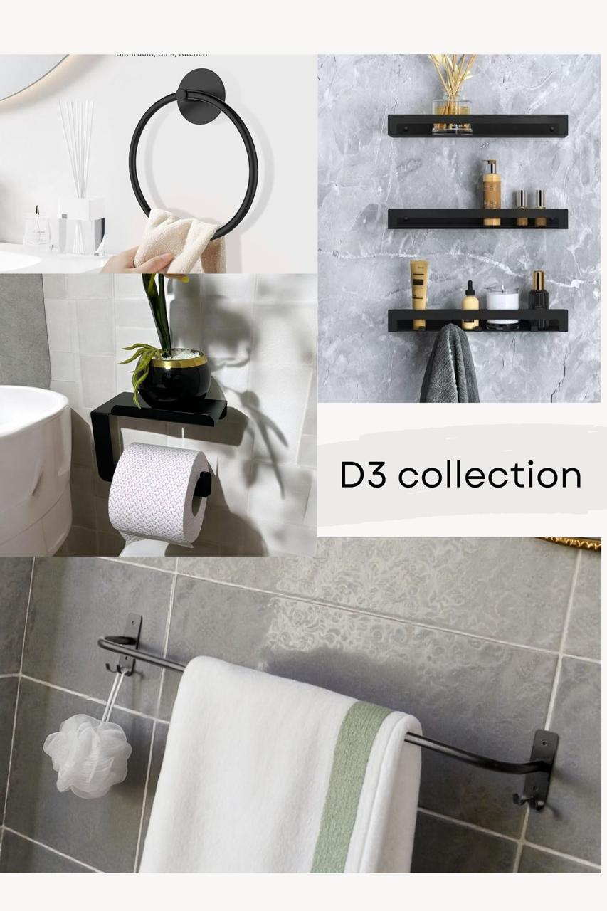 طقم اكسسوار كامل 6 قطع ستانلس ستيل D3